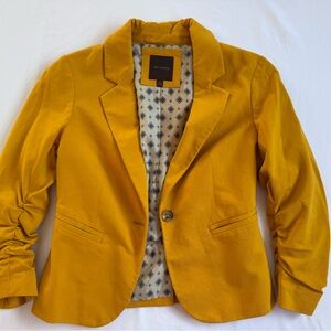 The Limited Mustard Yellow Blazer